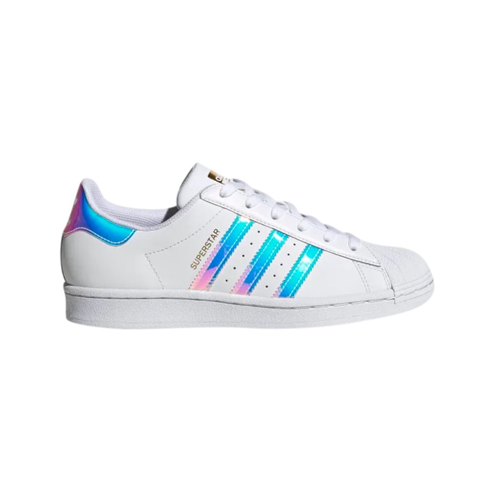 Adidas Superstar White Iridescent Sneakers